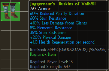 Juggernauts Buskins of Valholl